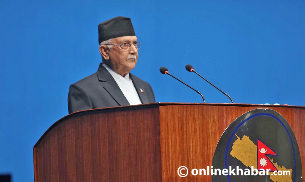 म भ्रष्टाचार पनि गर्दिनँ र गर्न पनि दिन्नँ भन्ने संकल्पप्रति दृढ छु : प्रधानमन्त्री ओली KP Sharma Oli at Samsad by Ditible
