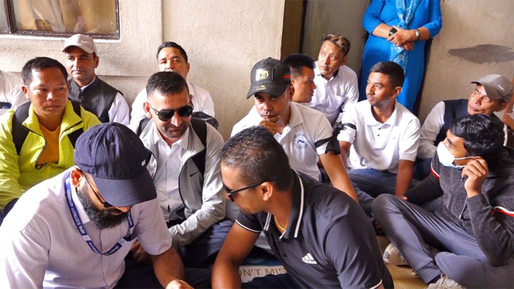 विद्युत् प्राधिकरणका दैनिक ज्यालादारी कर्मचारी धर्नामा NEW Karmachan by Ditible