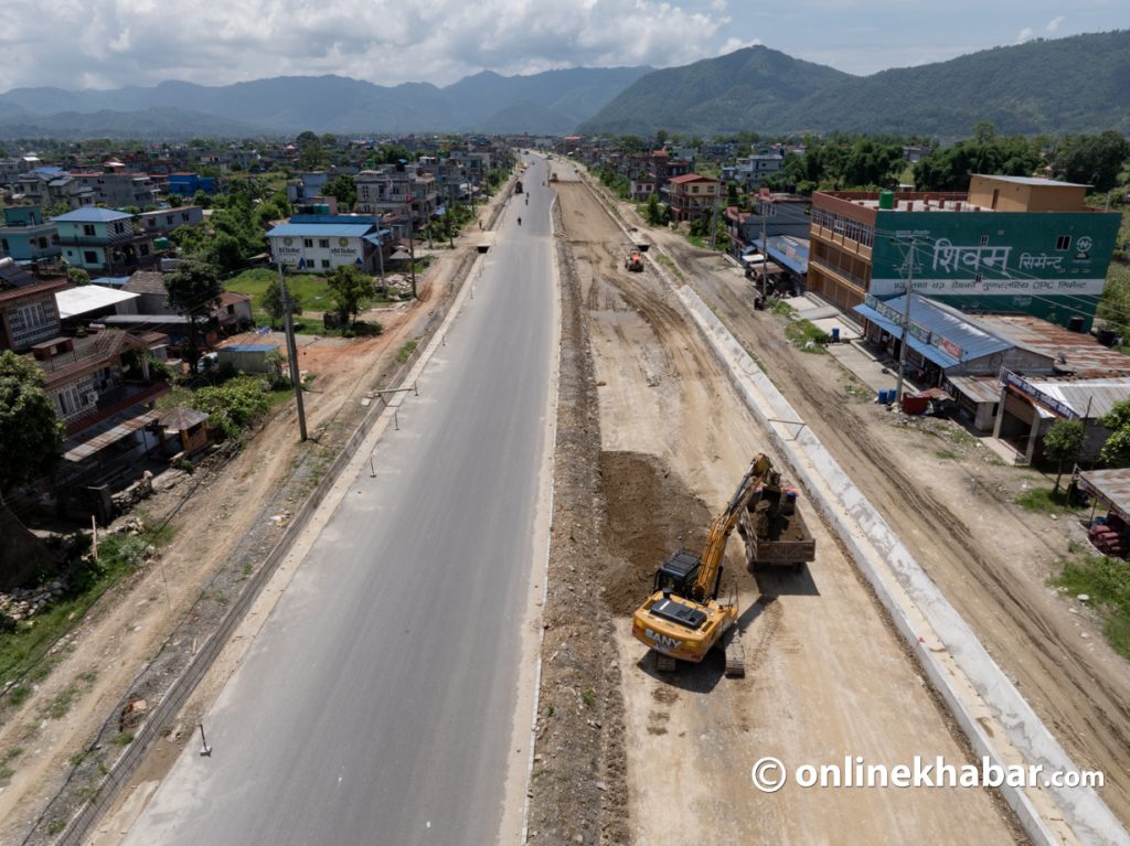 पोखरा–मुग्लिन सडकः पश्चिम खण्डको भौतिक प्रगति ५५ प्रतिशत muglin pokhara sadak 23 by Ditible