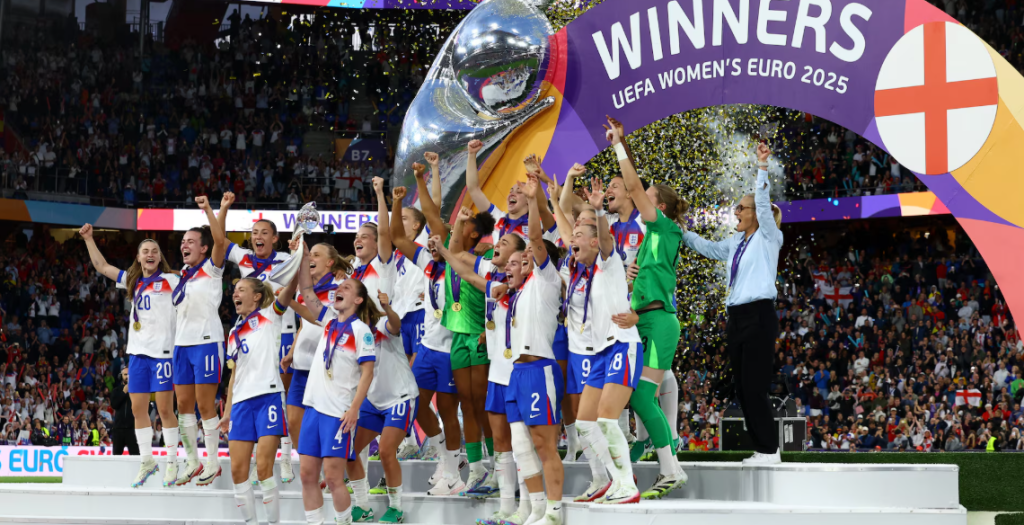 स्पेनलाई हराउँदै इंग्ल्याण्डले जित्यो महिला युरोकप फुटबलको उपाधि uefa euro women 2025 by Ditible