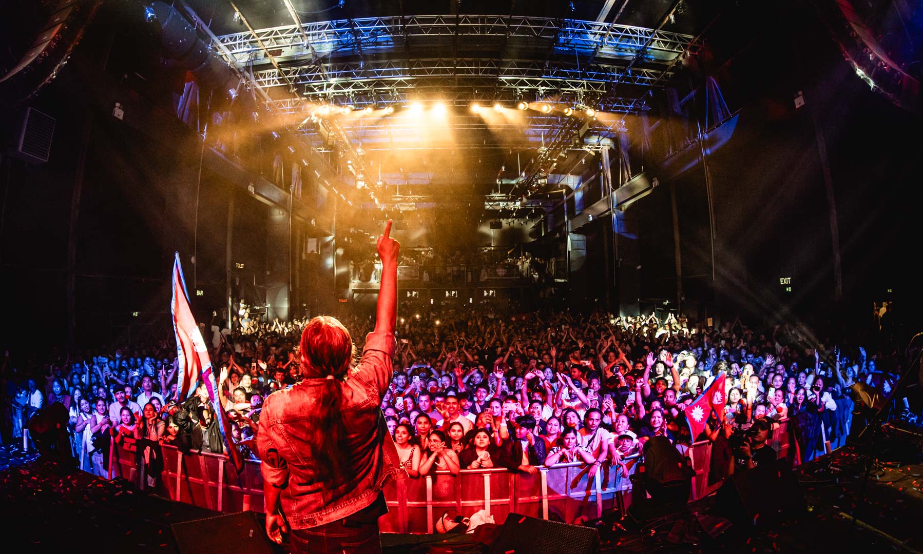 04 Nepathya frontman Amrit Gurung addresses audience in Copenhagen. Photo Dipit Raz Nepalaya by Ditible