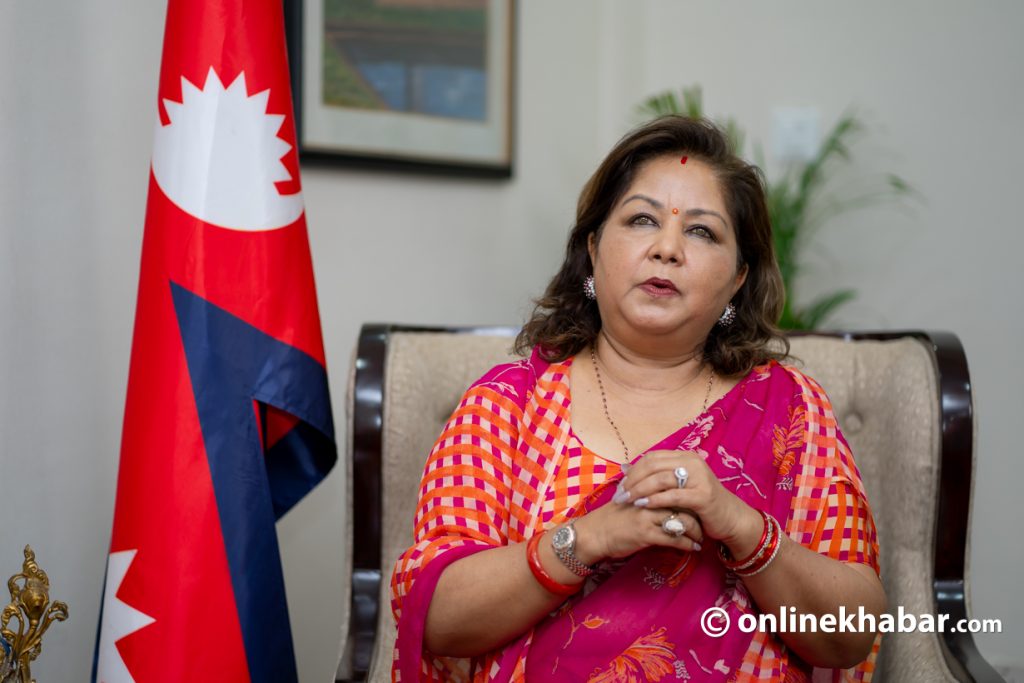 Arzu Rana Deuba Foreign Minister of nepal 2 by Ditible