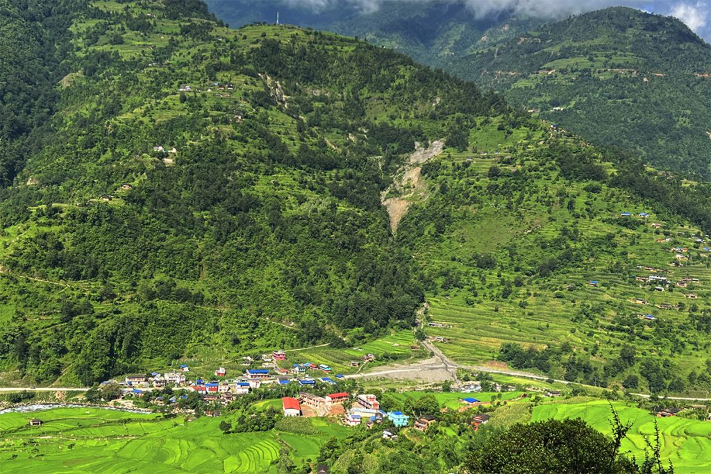 Baglung village by Ditible