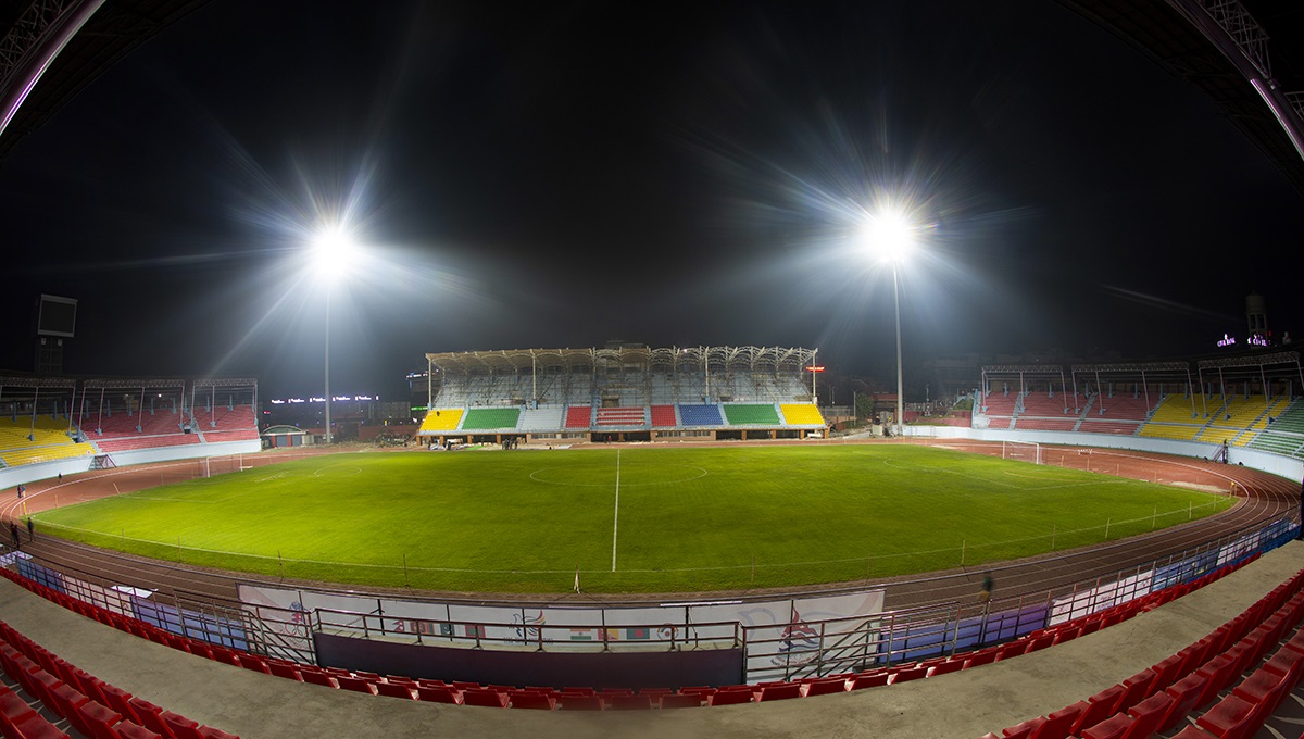 दशरथ रंगशाला फिफा र एएफसीका आधिकारिक खेलका लागि अयोग्य ठहर -वाइरिबल Dasharath rangashala light by Ditible