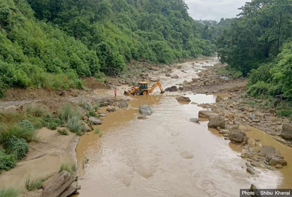 Masot Khola diversion Swept Away by Ditible