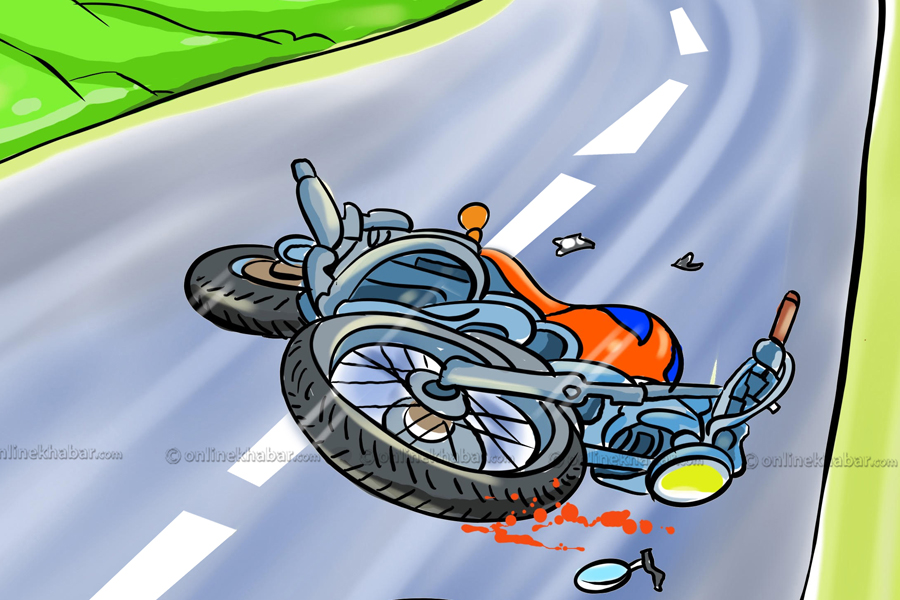 Moterbike Accident by Ditible