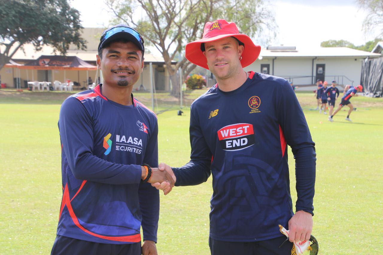 नेपालले साउथ अस्ट्रेलियालाई दियो १४७ रनको लक्ष्य -वाइरिबल nepal s 6 by Ditible