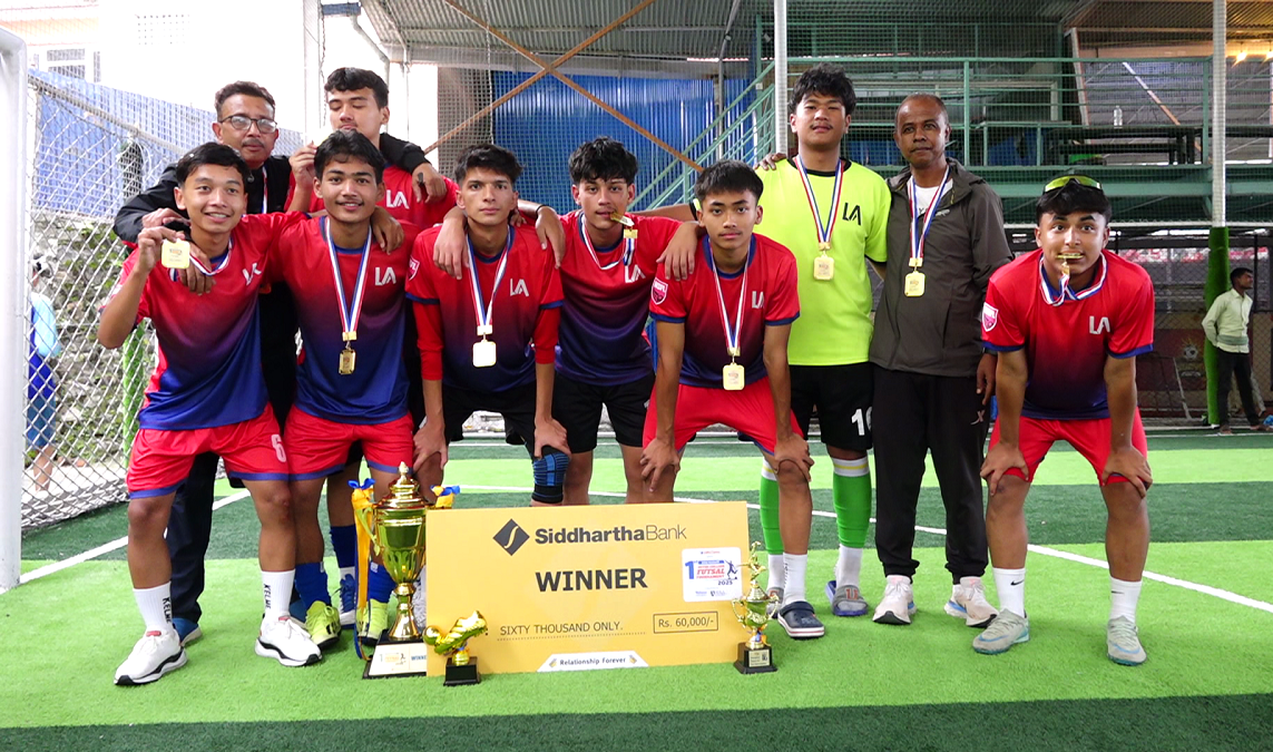 ‘अल्फाबिटा इन्टर कलेज फुटसल टुर्नामेन्ट’को उपाधि लिटल एञ्जल्सलाई -वाइरिबल vlcsnap 2025 08 20 19h28m29s986 by Ditible