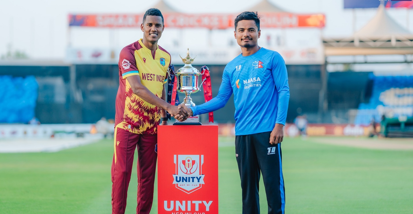 नेपाल र वेस्ट इन्डिजबीचको ऐतिहासिक सिरिज आजदेखि -वाइरिबल nepal west by Ditible