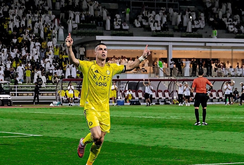 अल-नासर विजयी, रोनाल्डोकाे ९५०औं गाेल पूरा -वाइरिबल 1761443039 ronaldo by Ditible